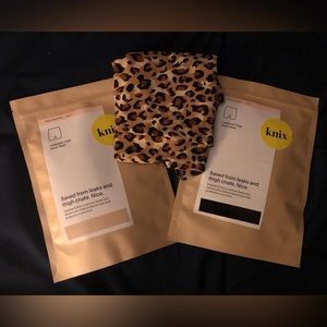 3 pairs of Knix leakproof thigh saver shorts.